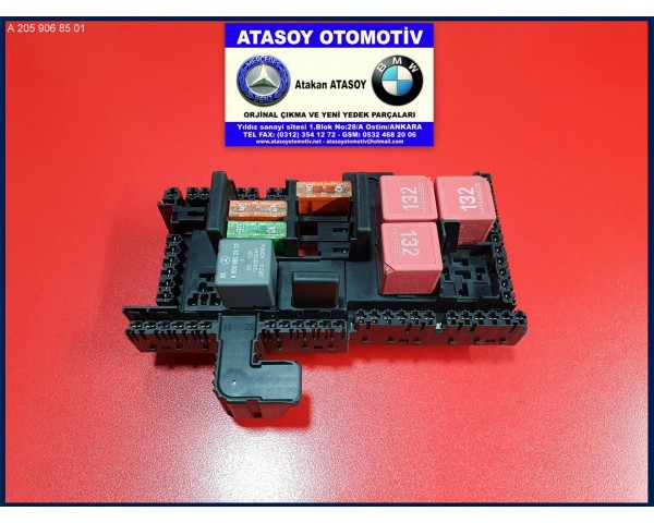 MERCEDES W205 ARKA SİGORTA TABLASI 2059068501 , 2059062501 , 2139068701 , 2139068801 A2059068501 A2059062501 A2139068701 A2139068801ROLE 0009822923 A0009822923 W213 ARKA SİGORTA TABLASI